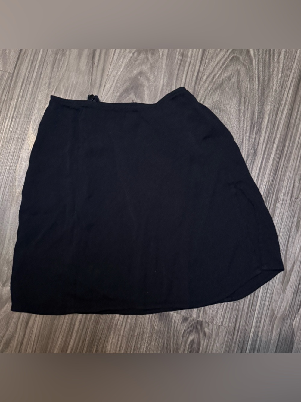 Reformation Black Mini Skirt with Slit
